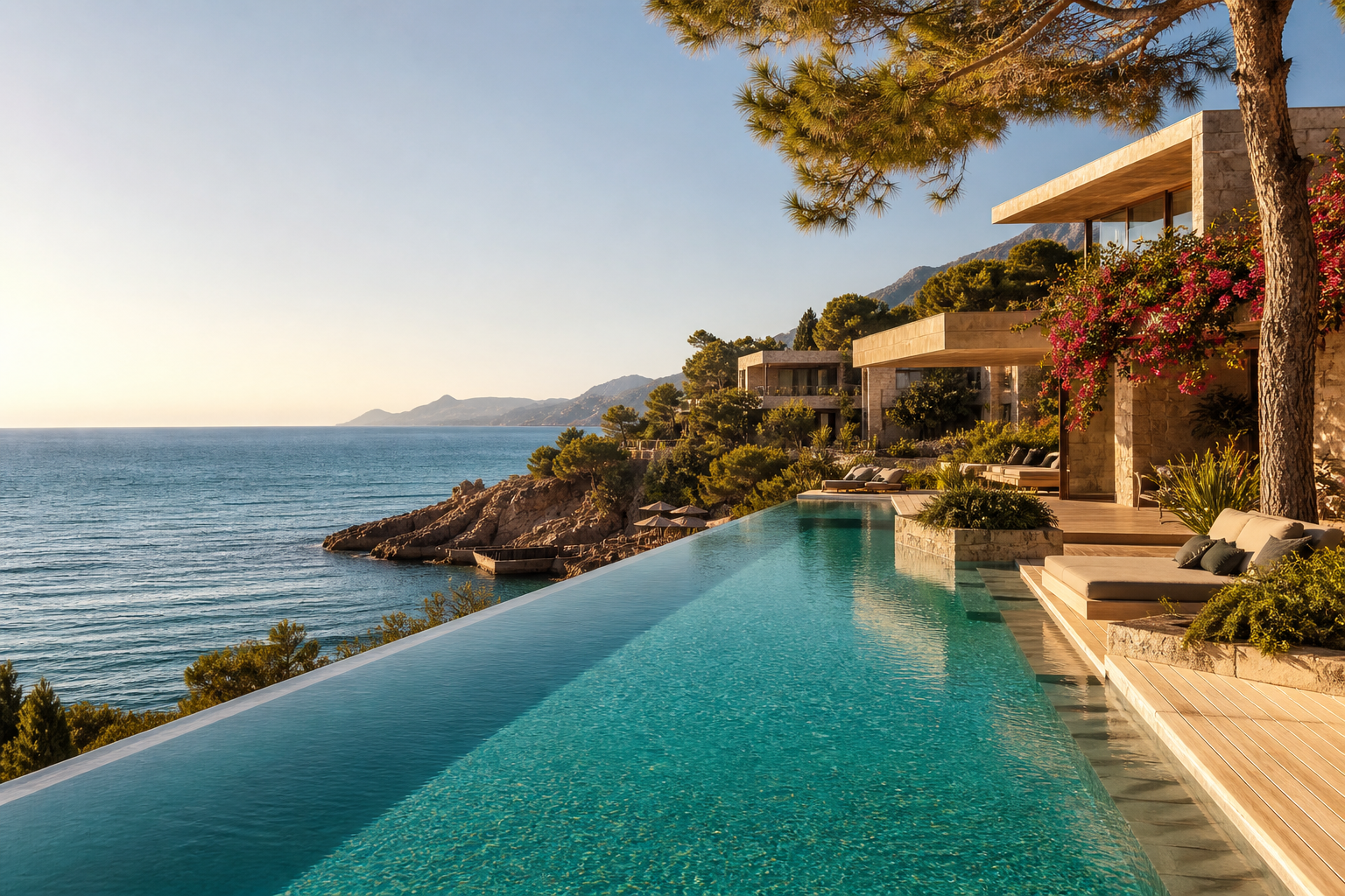 Antalya sahilindeki bir otel