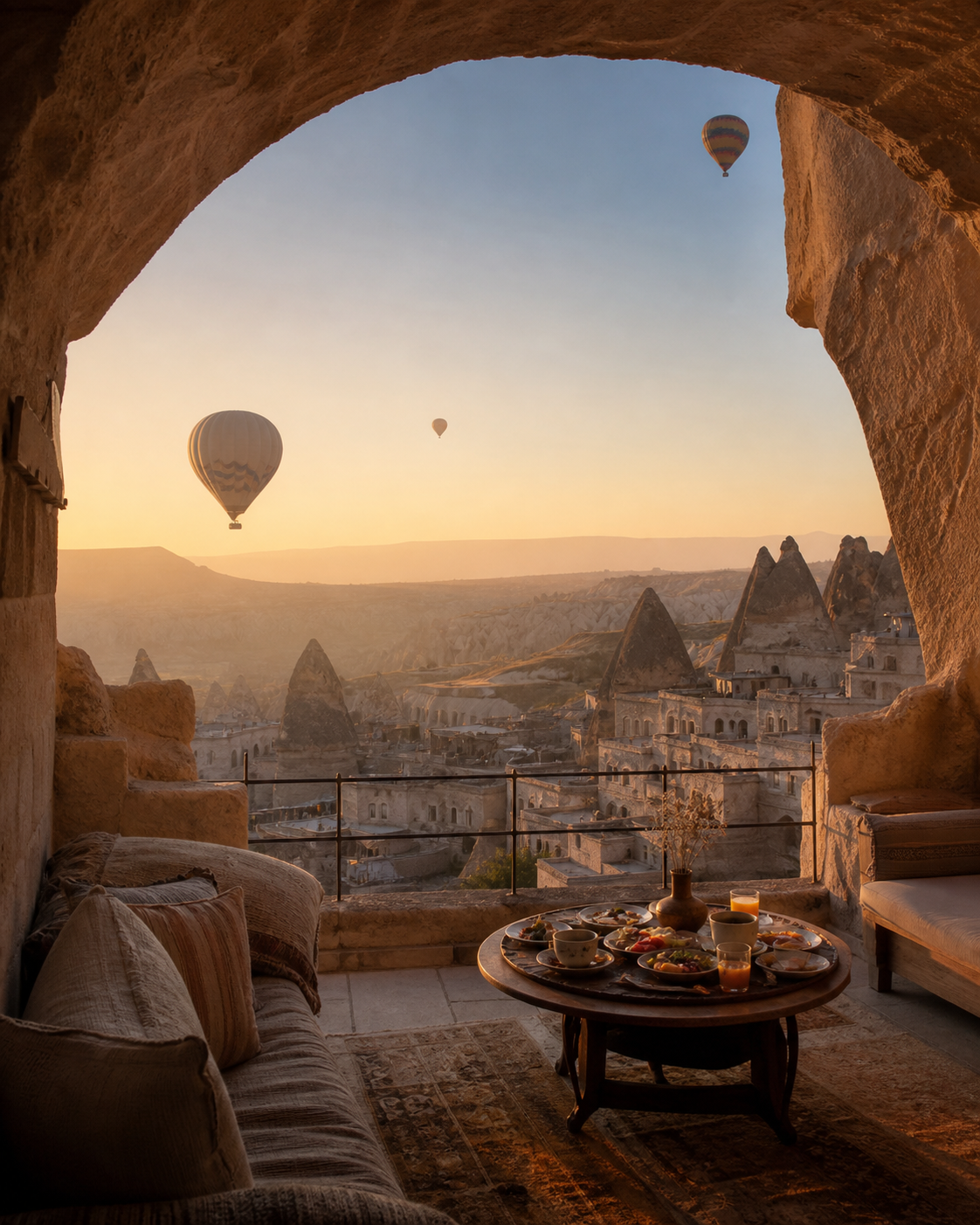 Kapadokya manzaralı otel